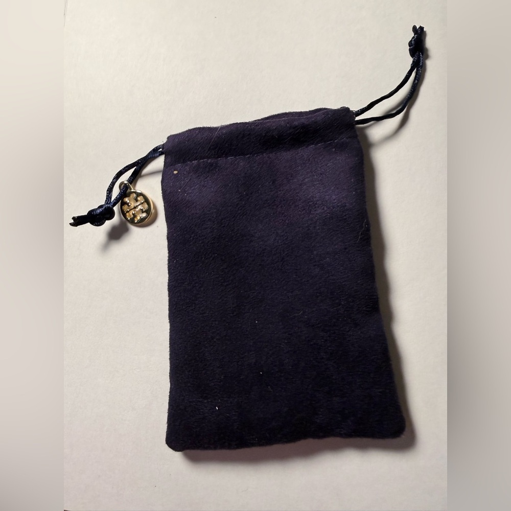 Tory Burch Black Velvet Drawstring Dust Bag